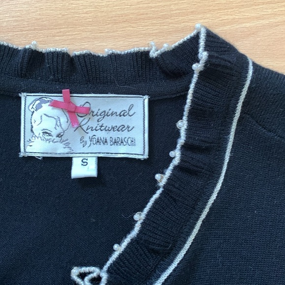 Yoana Baraschi Knit Dress Black Size Small - Picture 12 of 16